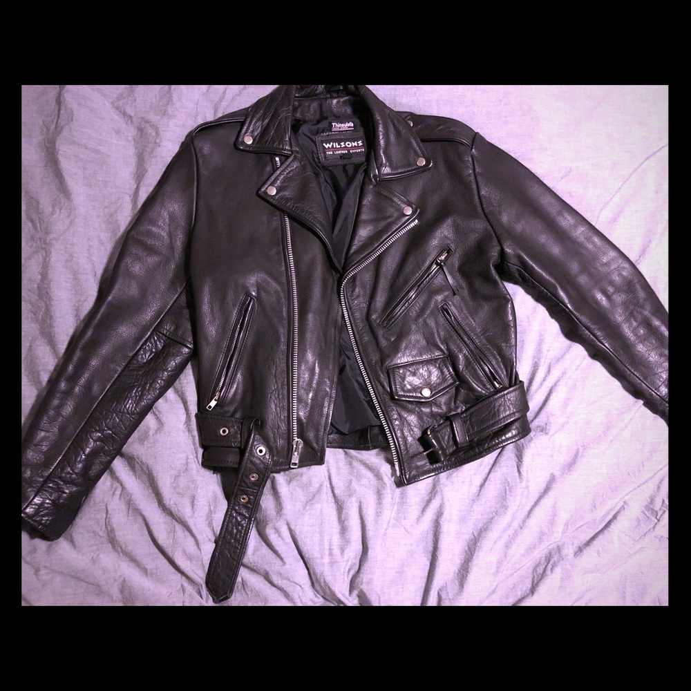 Wilson’s: Leather Moto Jacket